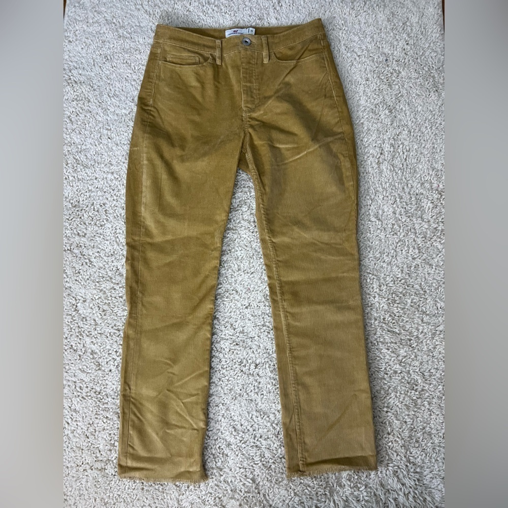 Women’s Size 28 Vineyard Vines Tan Corduroy Pants NWT